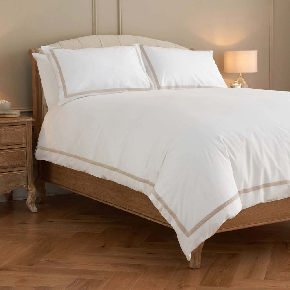 Cotton Collection Border Duvet Cover